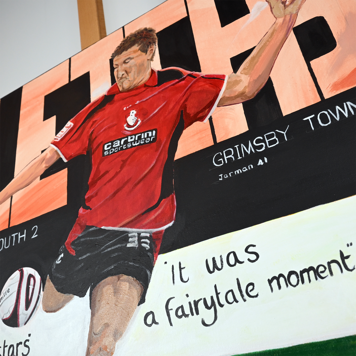 Signed Steve Fletcher, Great Escape Painting, By David James