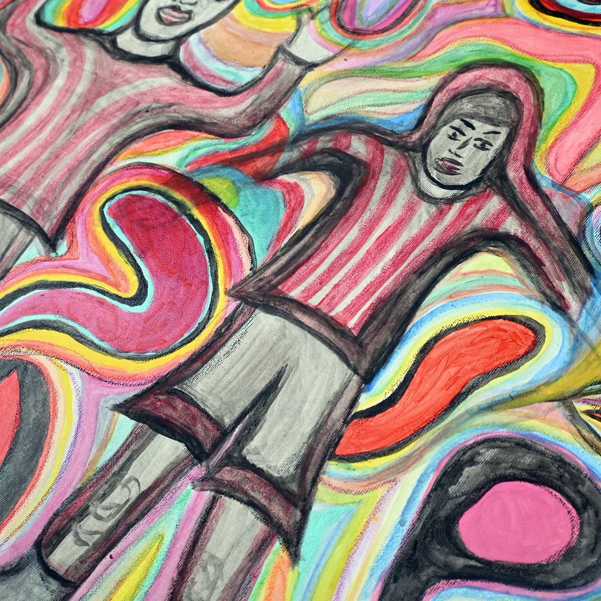 15/16 - 2-1 v Man United Painting, By Zakira Hancock