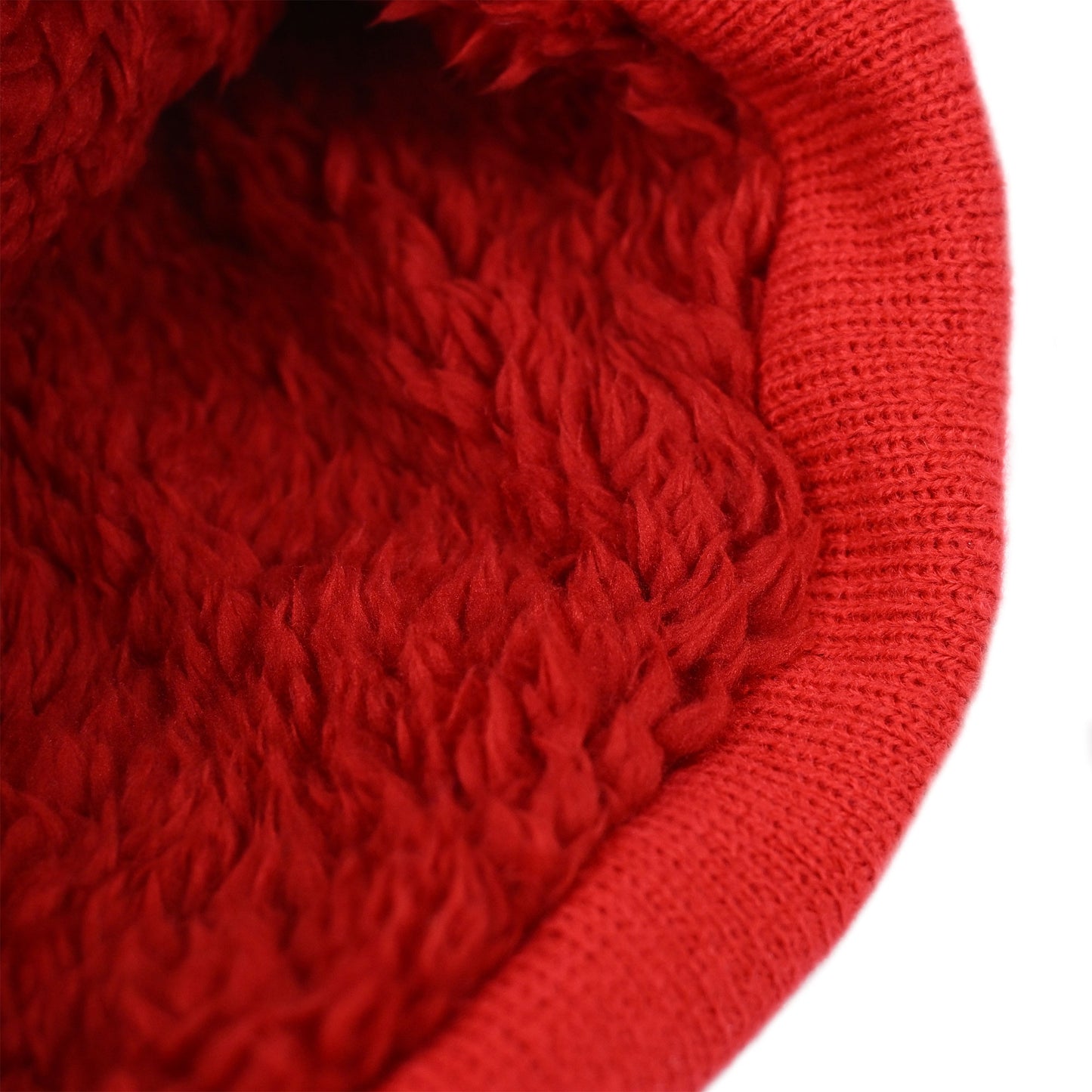 Kids Character Beanie - Red / Black