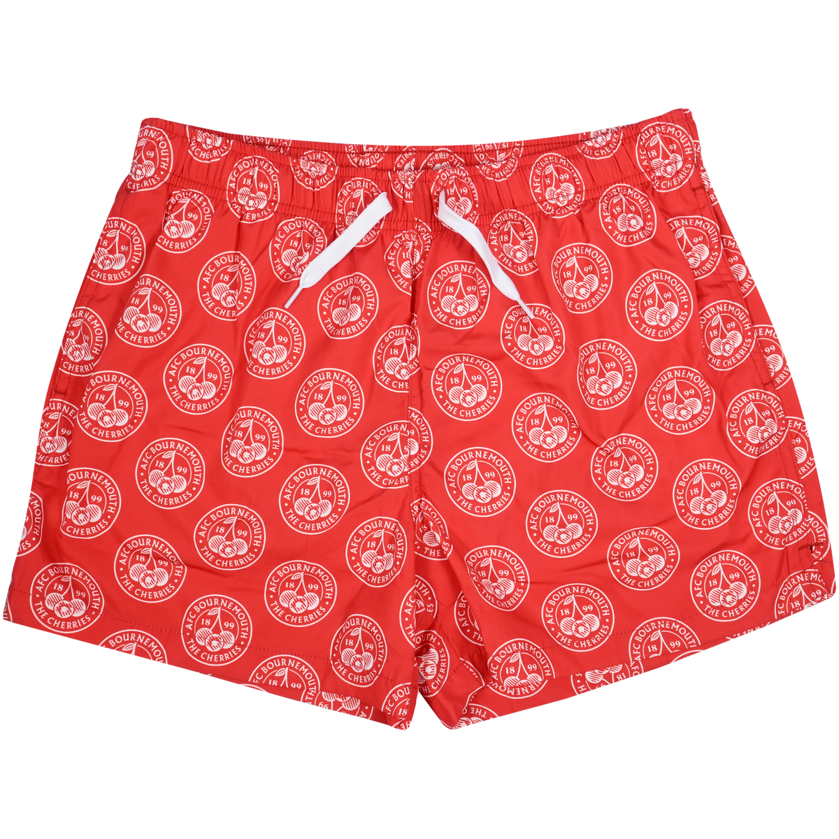 Cherry Crest Swim Shorts - Red