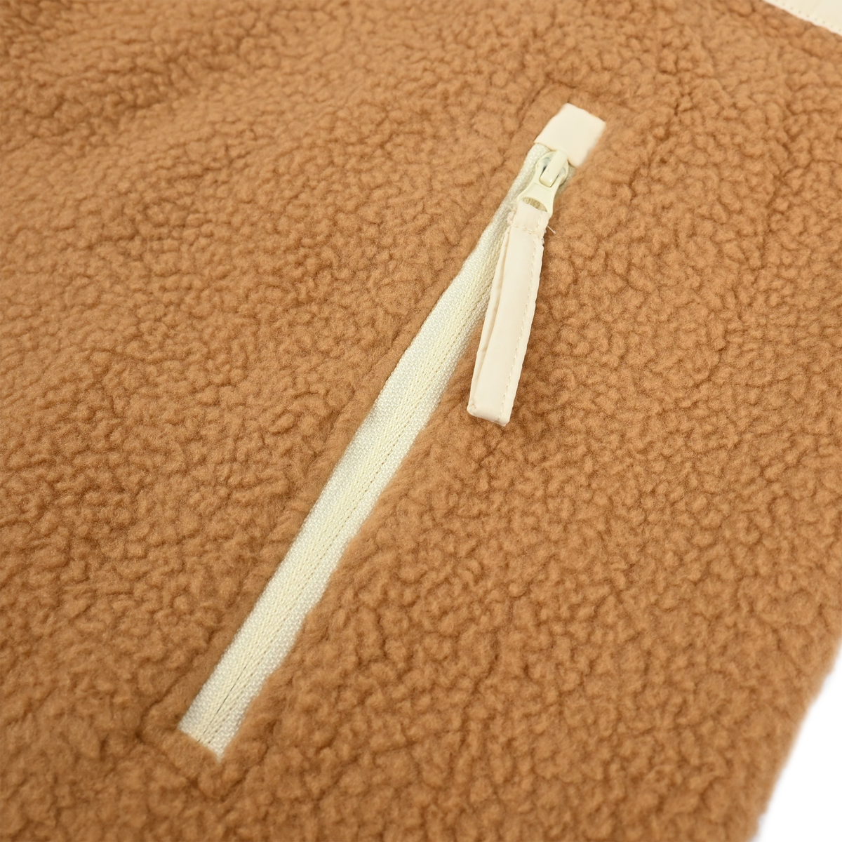 Heavy Pile Vest - Ochre