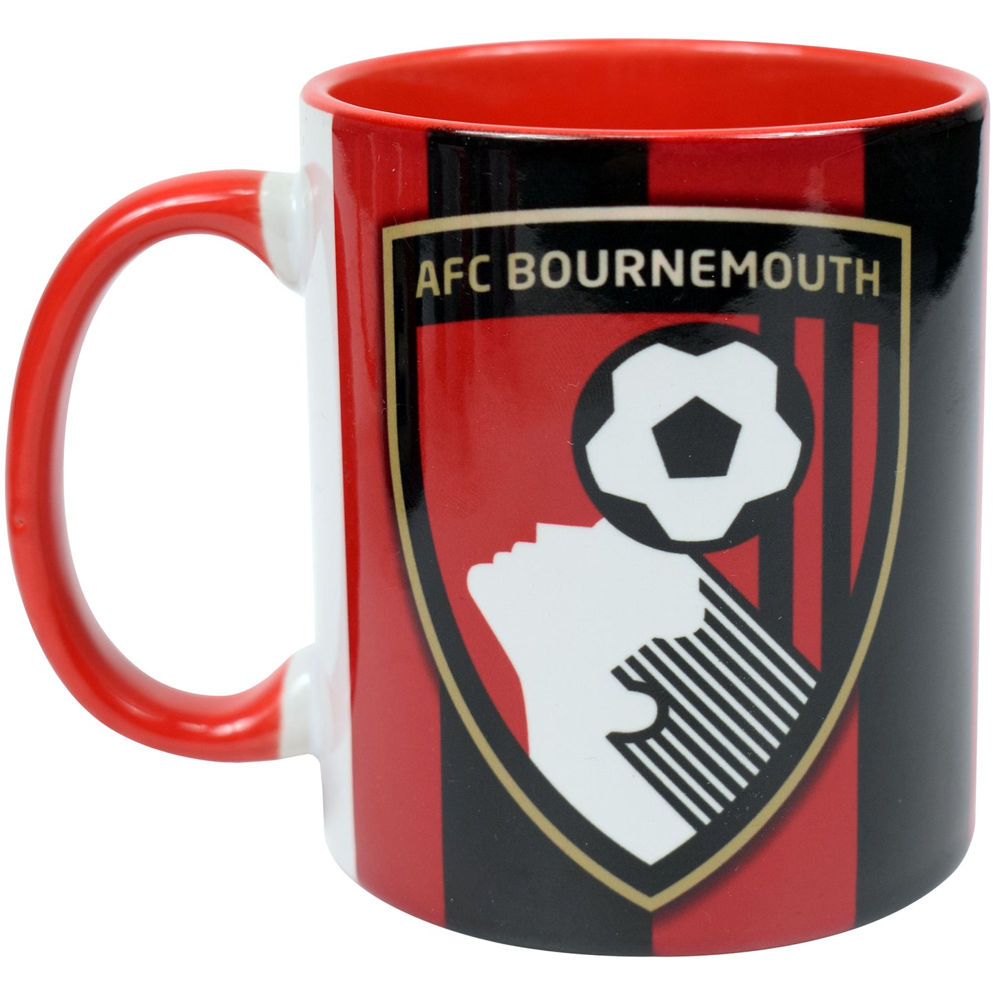 Striped A-Z Initial Mug