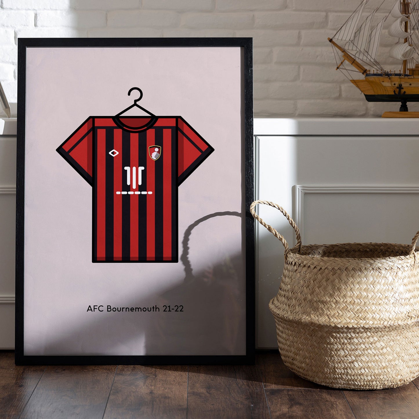 Minimal Kits 2021-22 Home Shirt A3 Card Mount