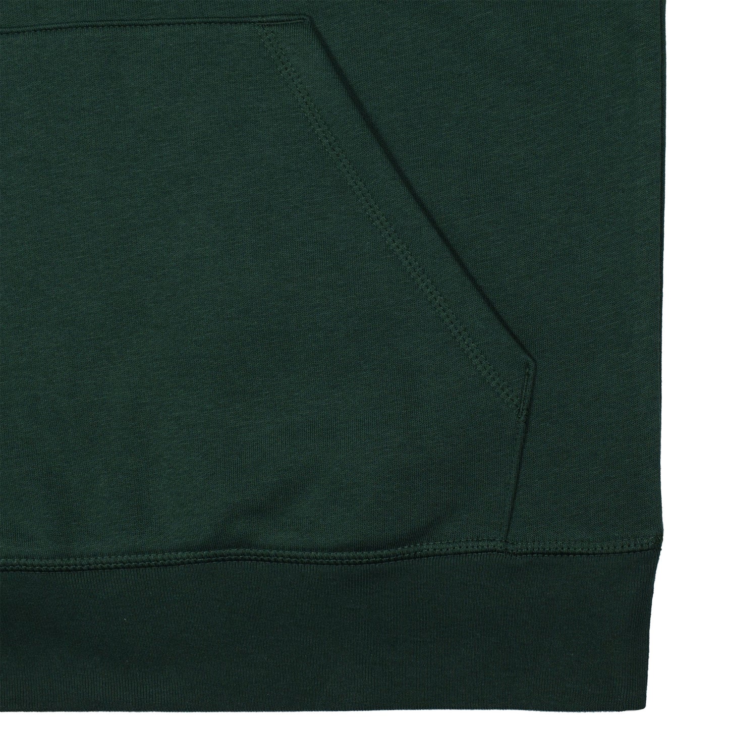Adults Organic Shell Crest Hood - Bottle Green