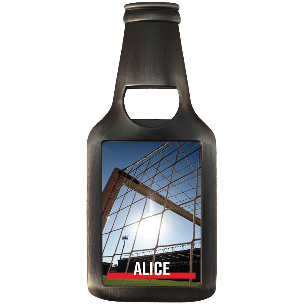 Personalised Bottle Opener Magnet - Daytime Goal