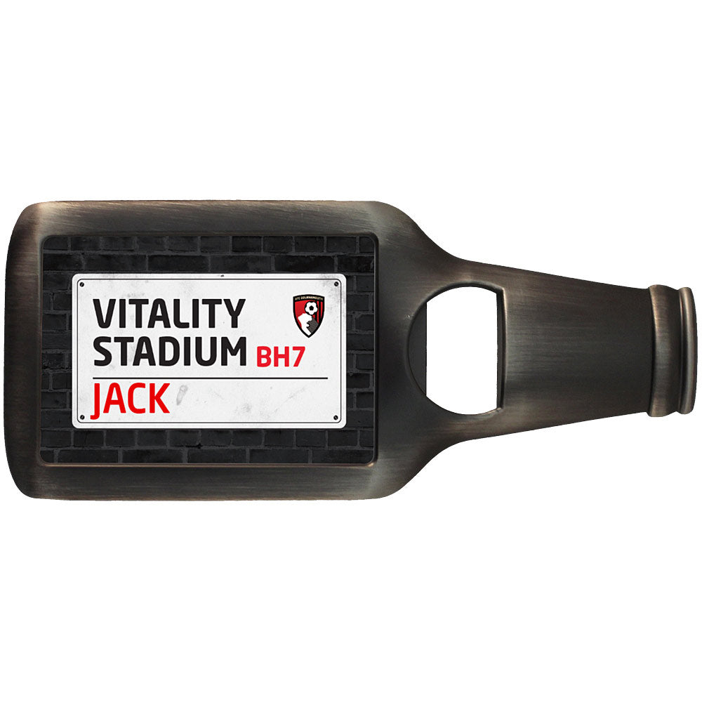 Personalised Bottle Opener Magnet - Street Sign