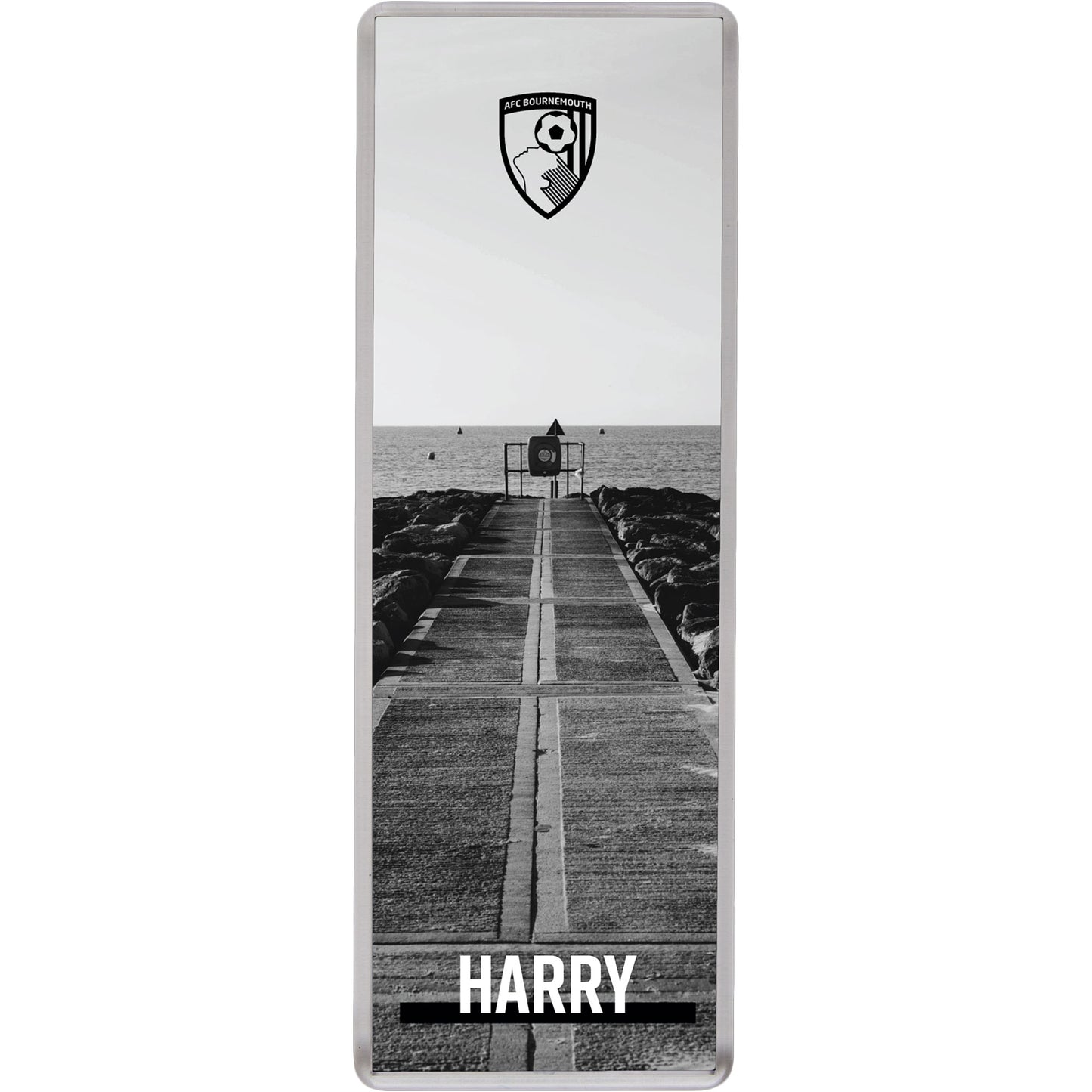 Personalised Fridge Magnet - Monochrome Jetty