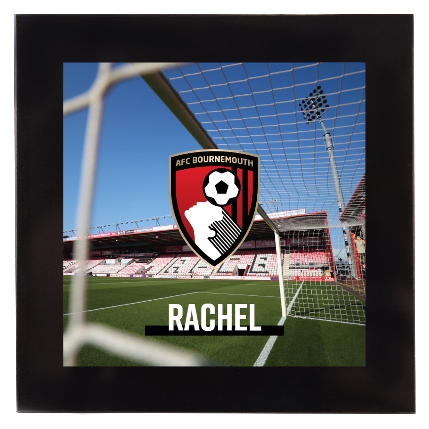 Personalised Glass Coaster - Daytime Goal