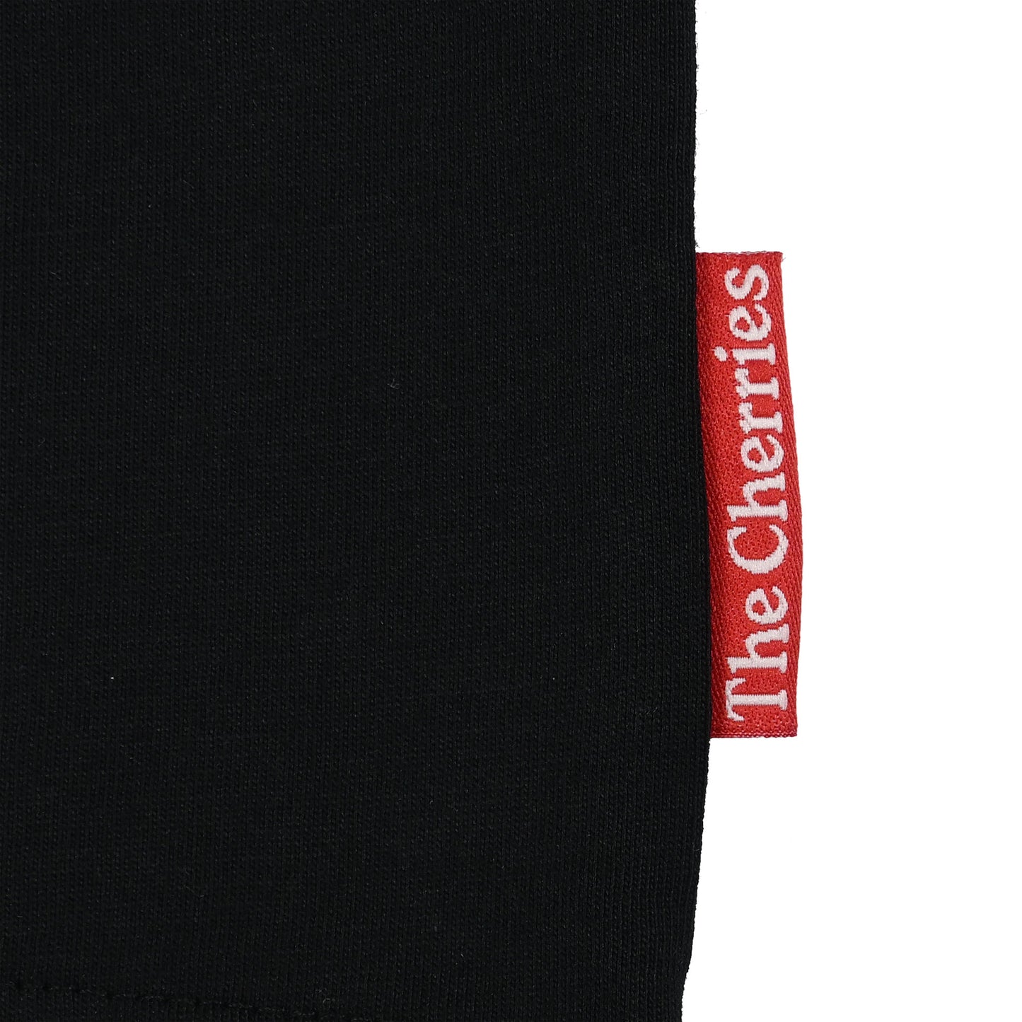 Premium Cherries Oversized Tee - Black