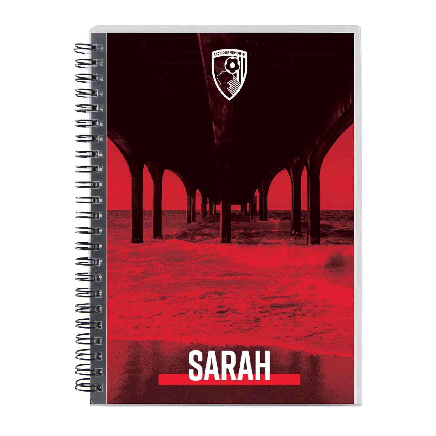 Personalised Notebook - Red Pier
