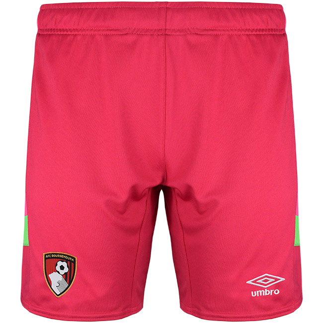 Childrens Goalkeeper Shorts 23/24 - Pink Back View
