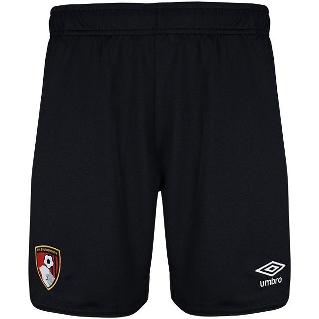 Adults Home Shorts 23/24 - Black / Red Back View