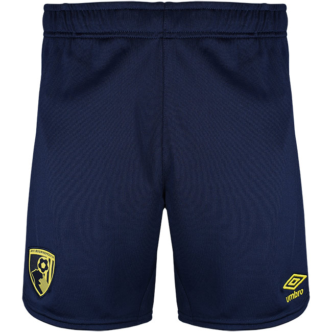 Adults Third Shorts 23/24 - Navy / Yellow Back View