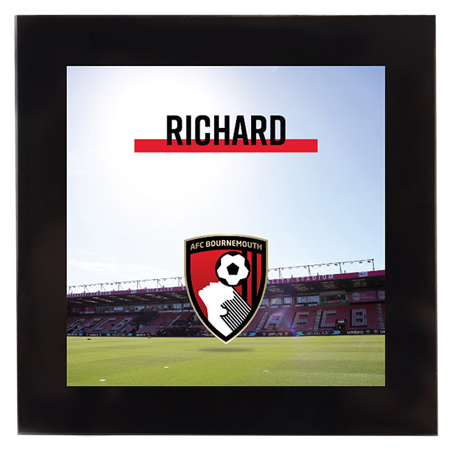 Personalised Glass Coaster - Daytime Pitch