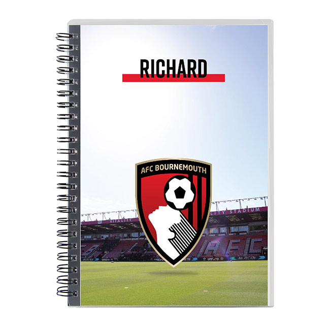 Personalised Notebook - Daytime Pitch