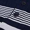 Youths Control Polo Shirt - Navy / White