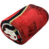 Sherpa Fleece Blanket - Red / Black