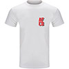 Adults Initial T Shirt - White