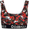 Womens OddBalls Bralette - Multi Crest