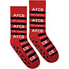 Adults Slipper Socks - Red / Black