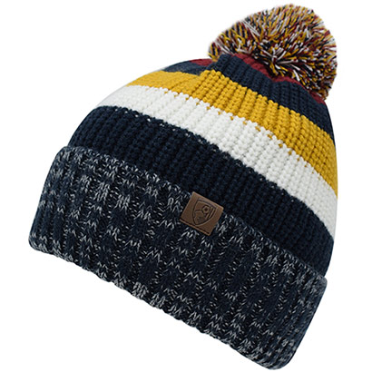 Adults Chill Beanie - Navy / Mustard