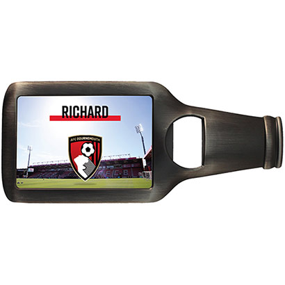 Personalised Bottle Opener Magnet - Daytime Pitch