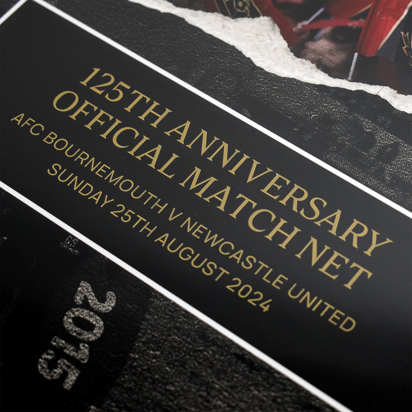 Limited Edition 125th Anniversary Framed Goal Net