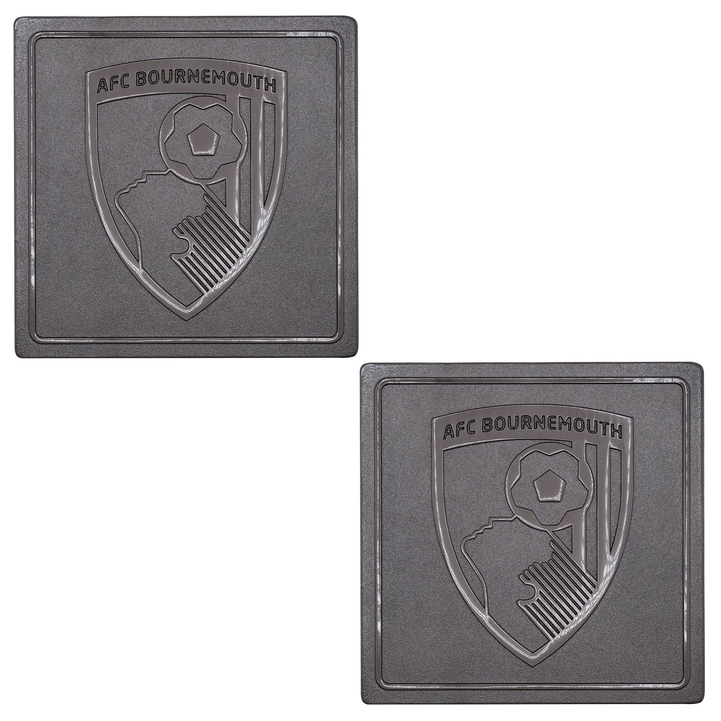 3D Metal Coasters - 2 Pack