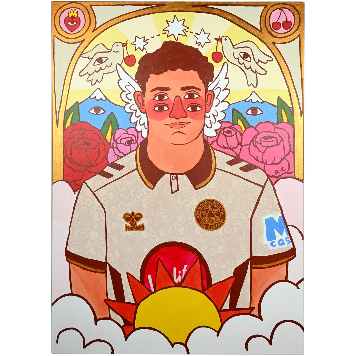 Signed Evanilson Painting, By Ricardo Cavolo