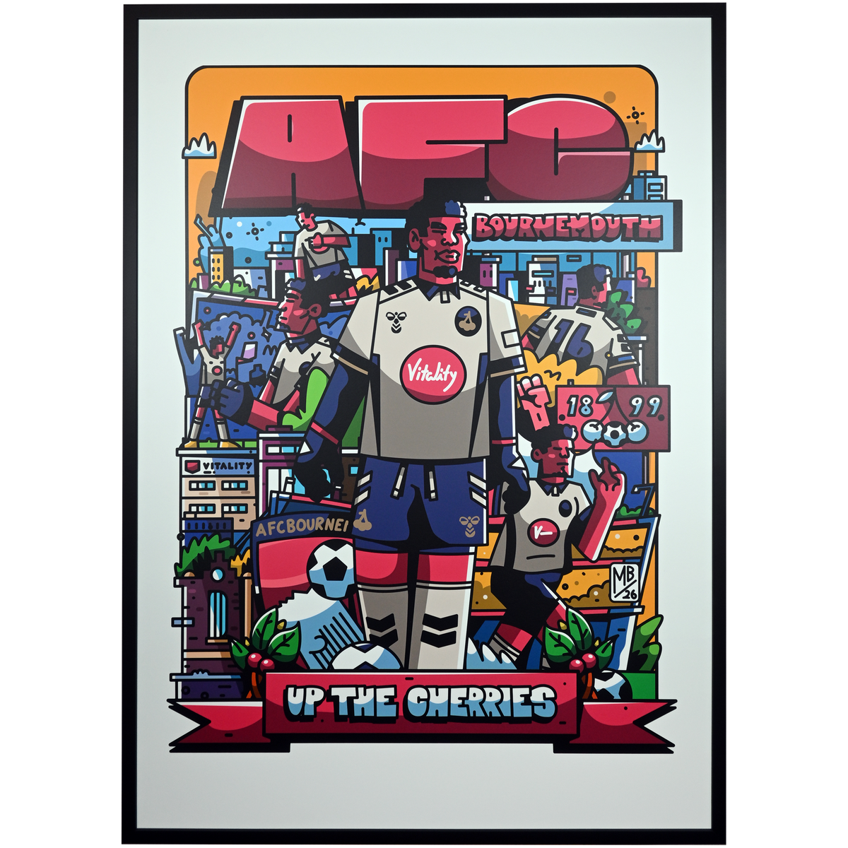 Signed Marcus Tavernier Print, By Mpumelelo Bhengu