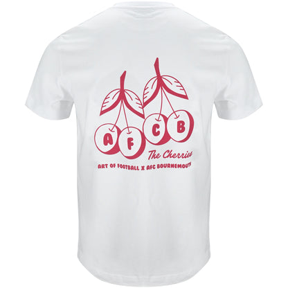 Art Of X AFCB Retro Cherries Tee - White