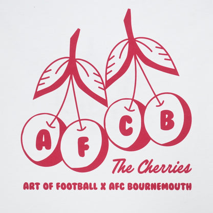 Art Of X AFCB Retro Cherries Tee - White