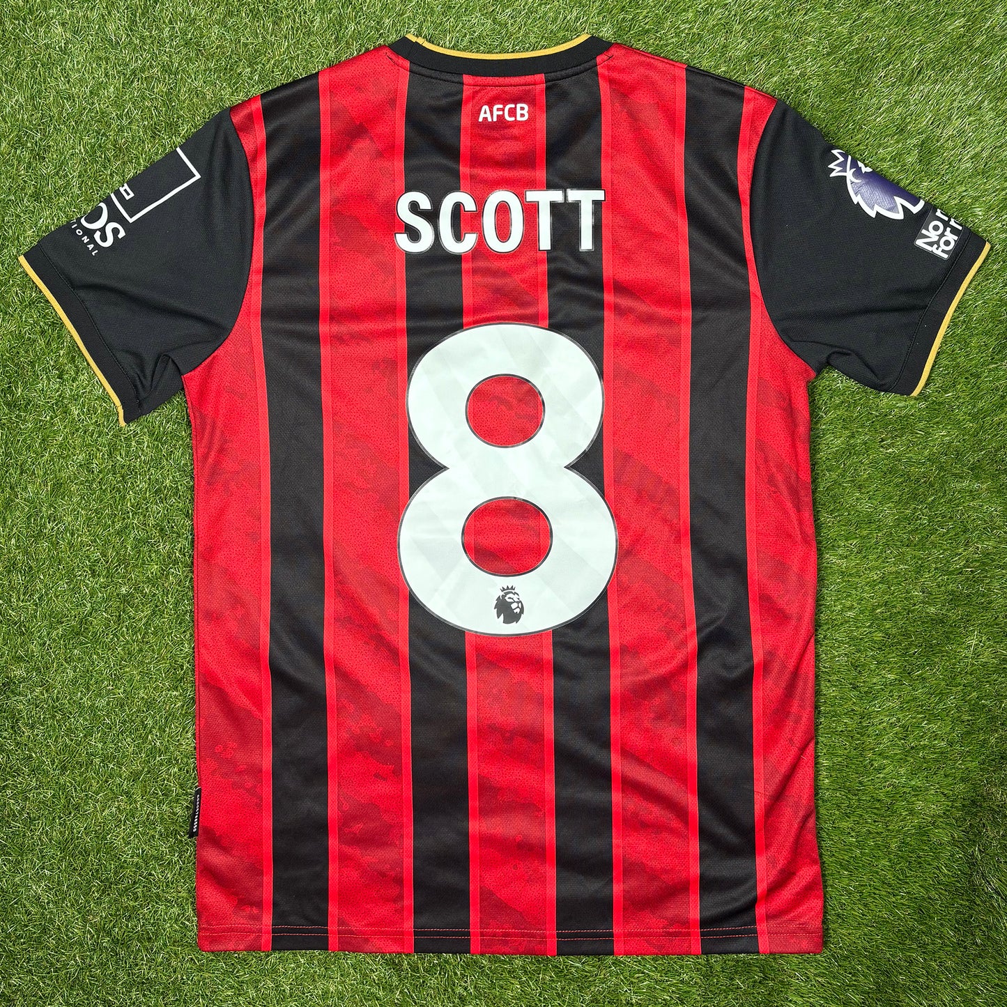 Alex Scott Signed Premier League Shirt - Manchester United Home 25/26