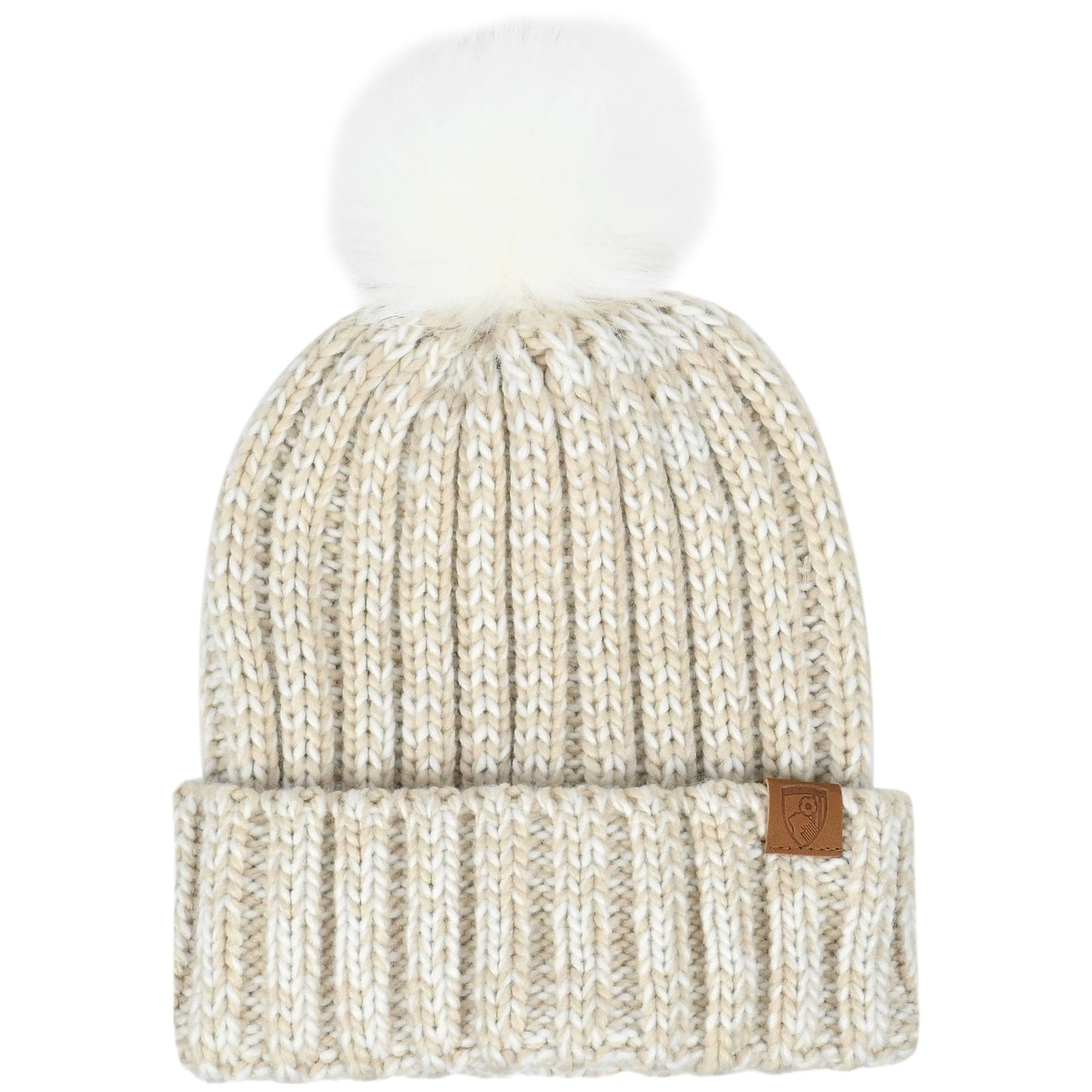 Womens Coast Bobble Hat - Sand