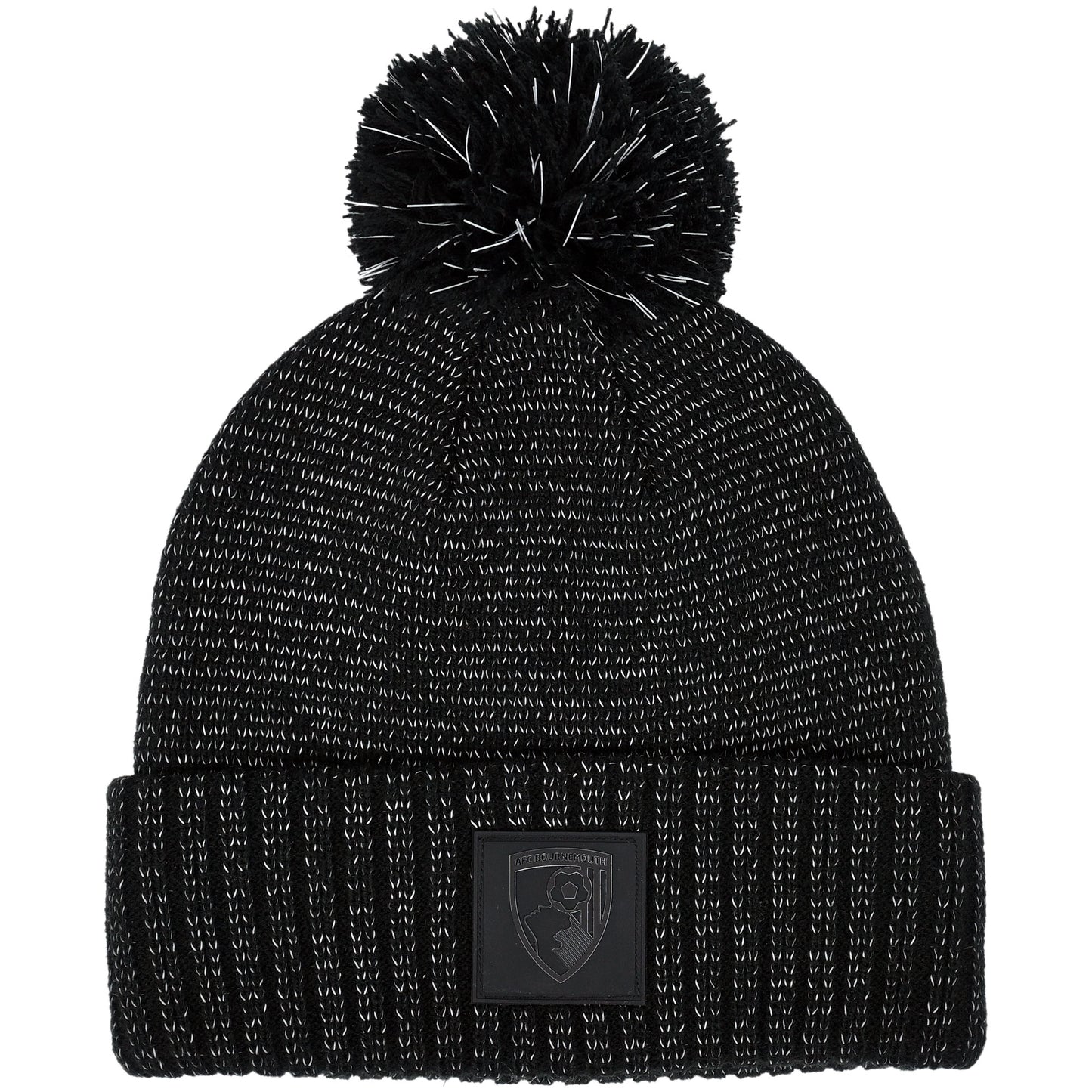 Adults Reflective Beanie - Black
