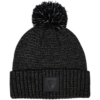 Adults Reflective Beanie - Black