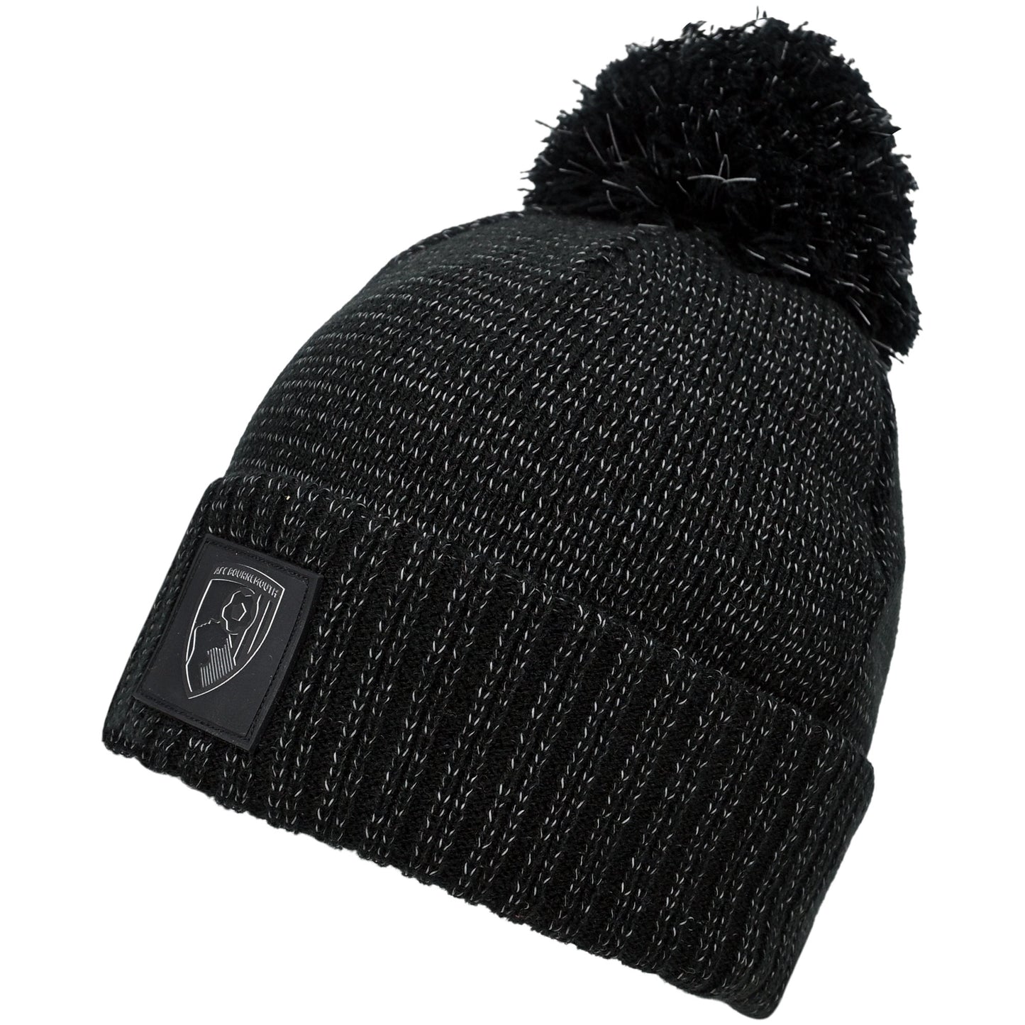 Adults Reflective Beanie - Black