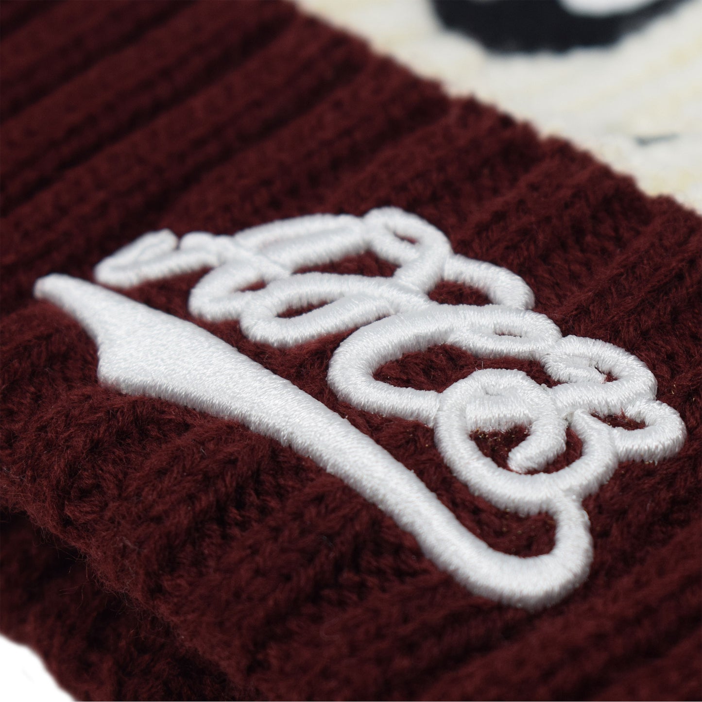 Infant Unicorn Beanie - Natural / Cerise