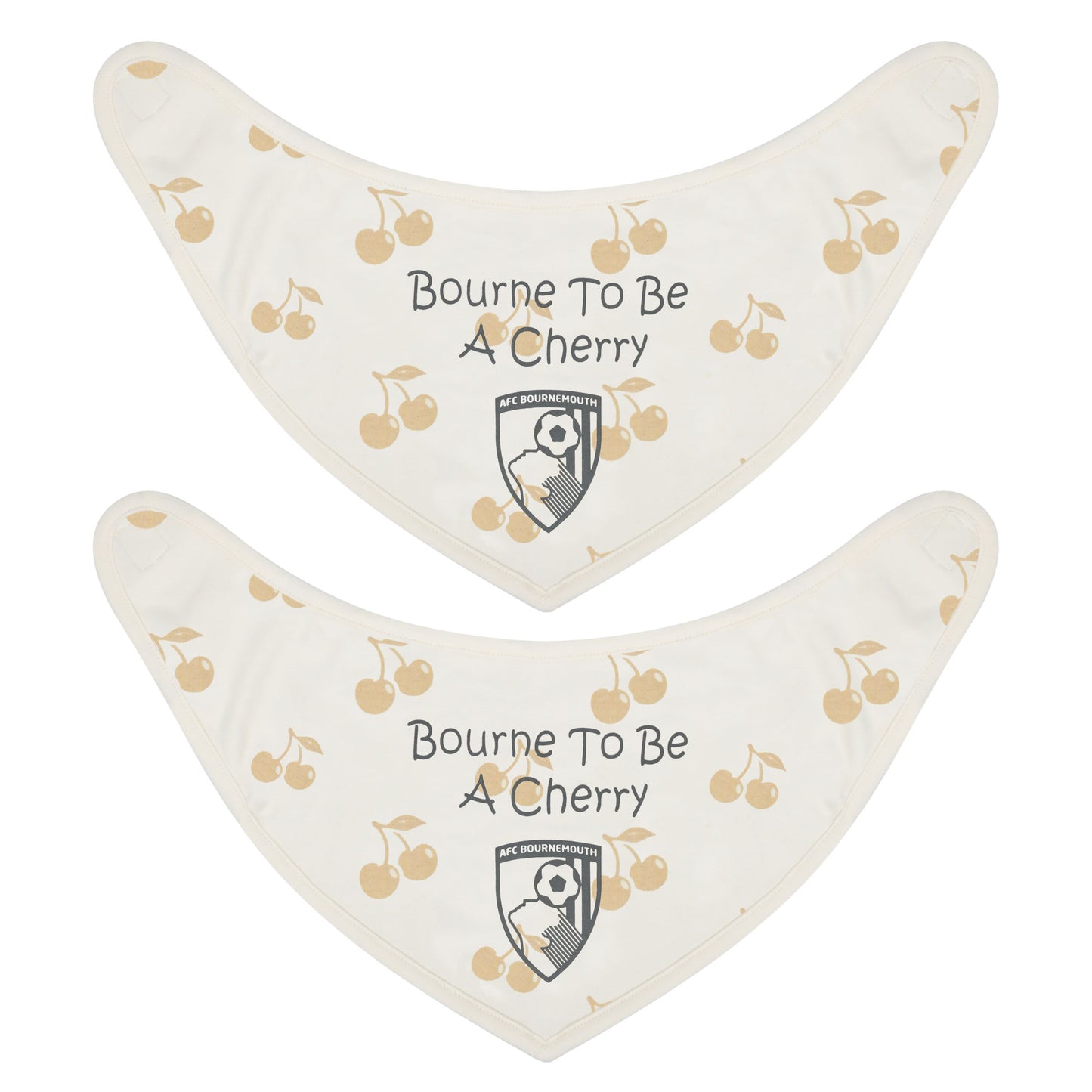 Bourne To Be A Cherry 2 Pack Bandana Bibs
