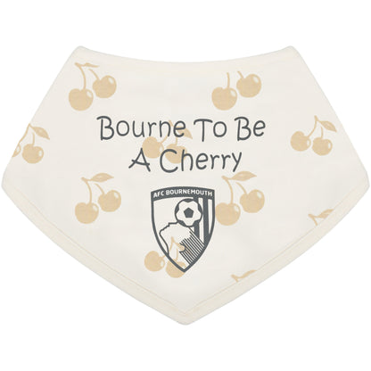 Bourne To Be A Cherry 2 Pack Bandana Bibs