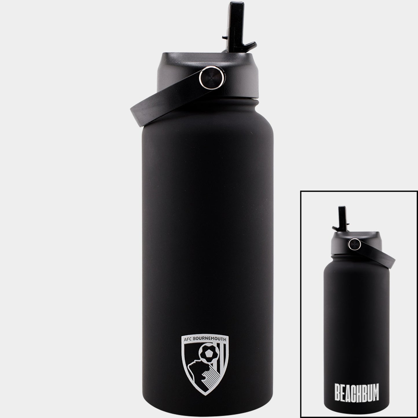 Beachbum X AFCB 1ltr Water Bottle - Black