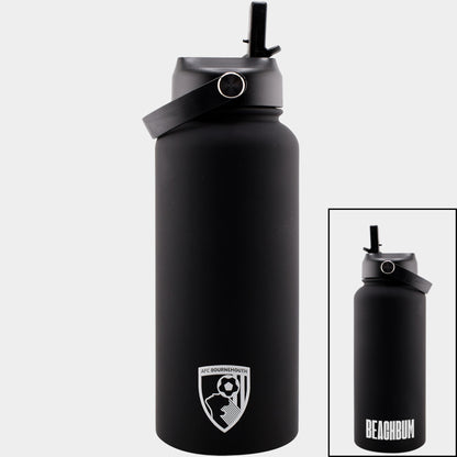 Beachbum X AFCB 1ltr Water Bottle - Black