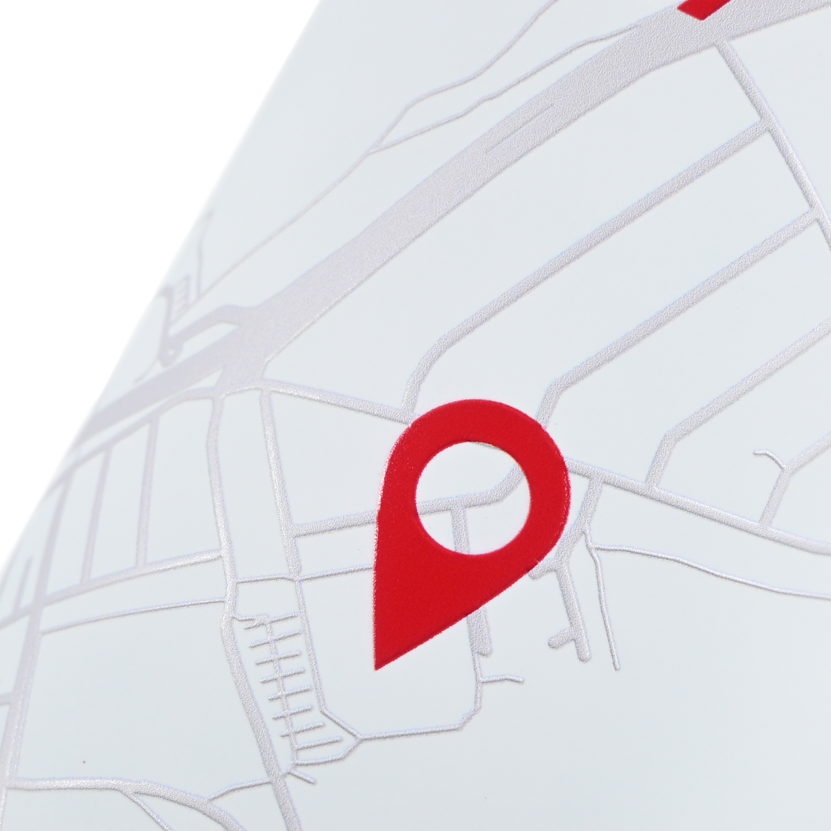 Stadium Map Drinks Bottle - White