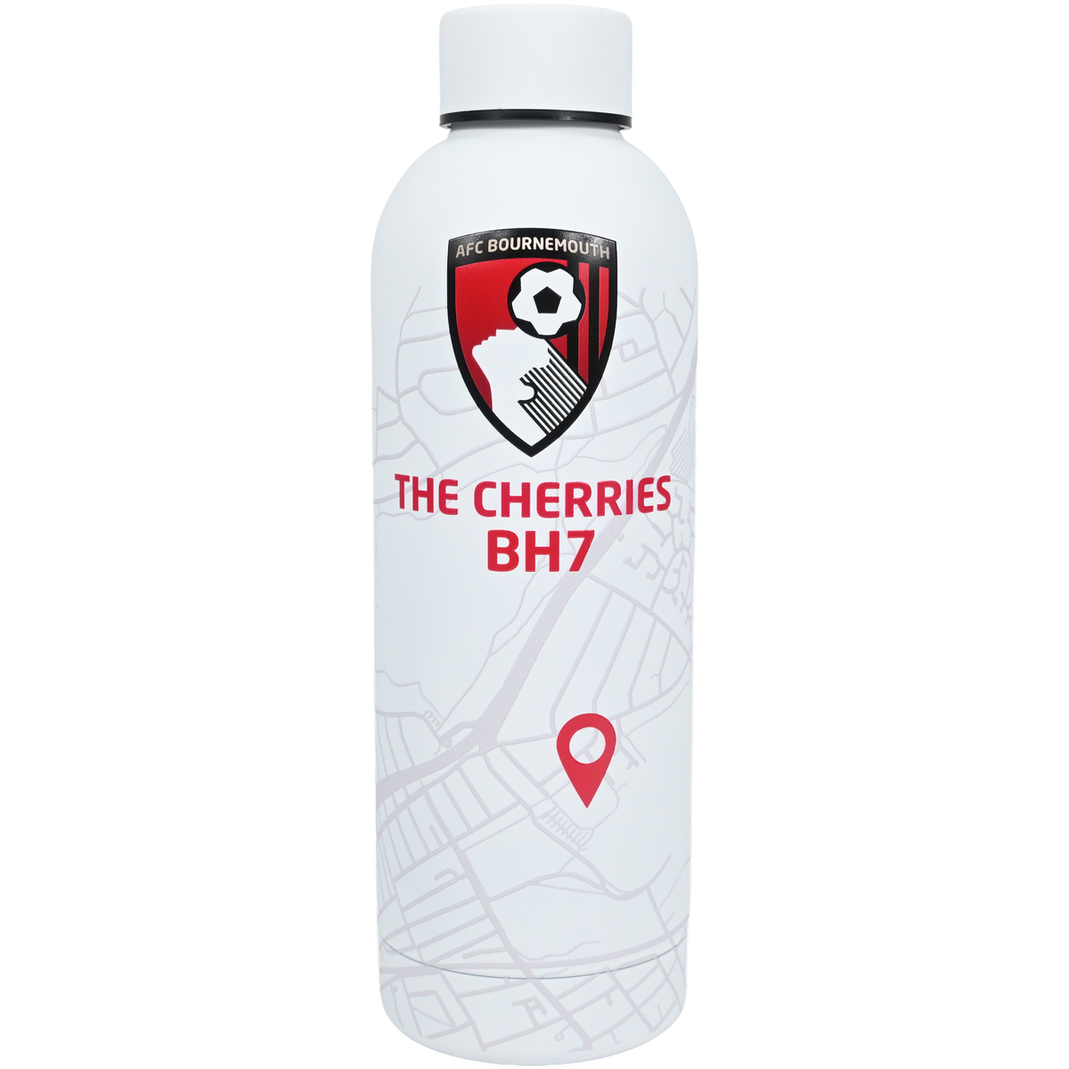 Stadium Map Drinks Bottle - White