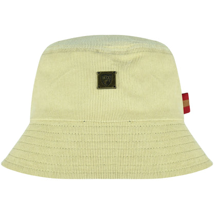 Adults Reversible Cord Bucket Hat - Black / Stone