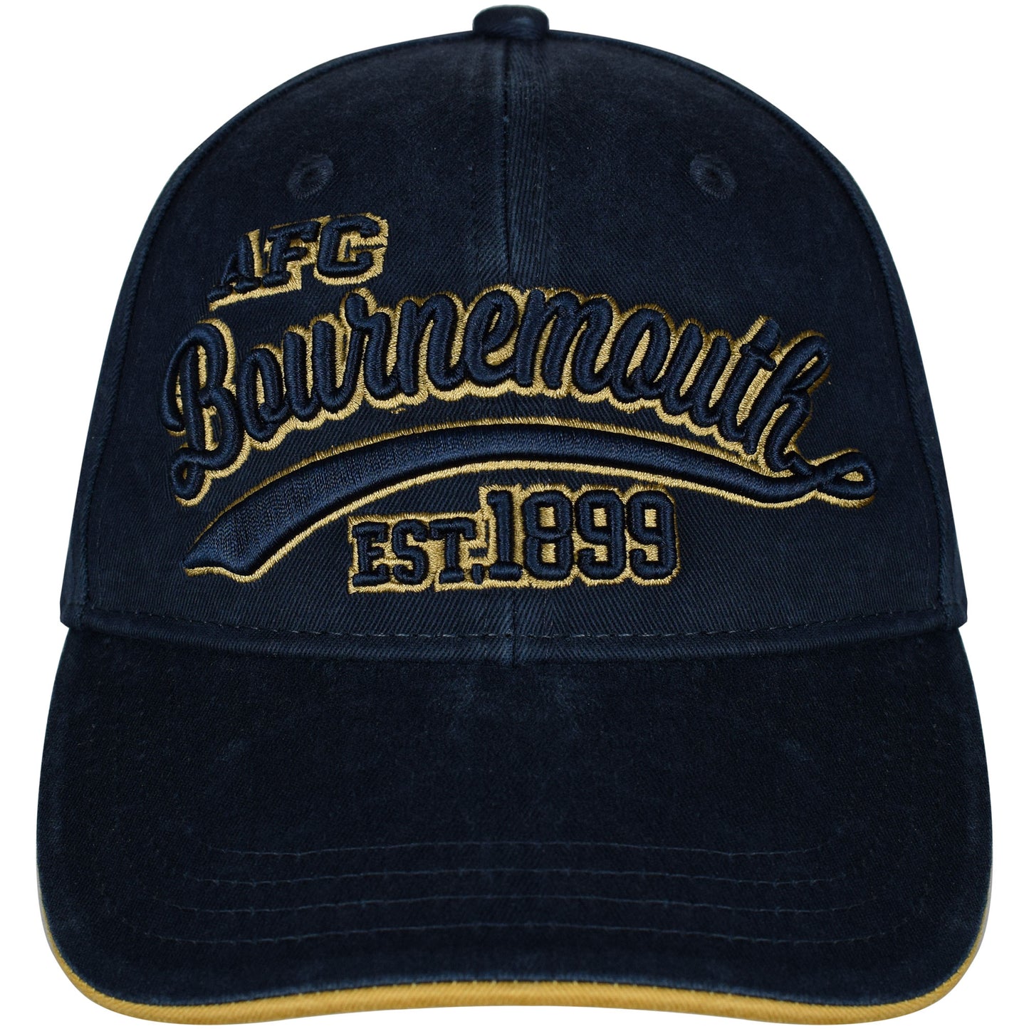Adults Denim Team Cap - Navy Blue