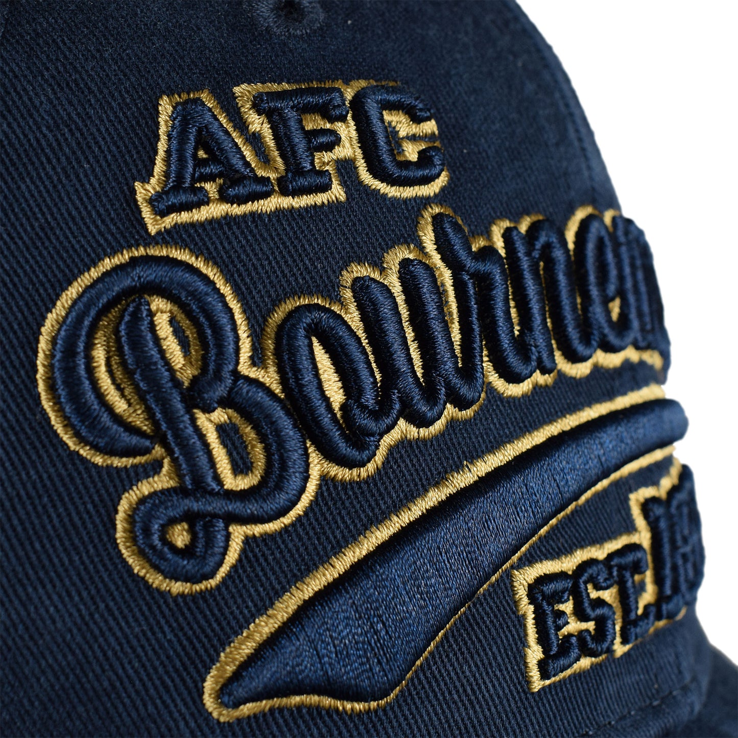 Adults Denim Team Cap - Navy Blue