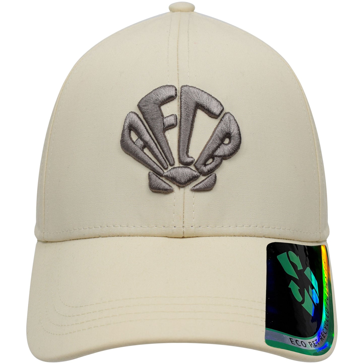 Adults Shell Crest Recycled Cap - Natural