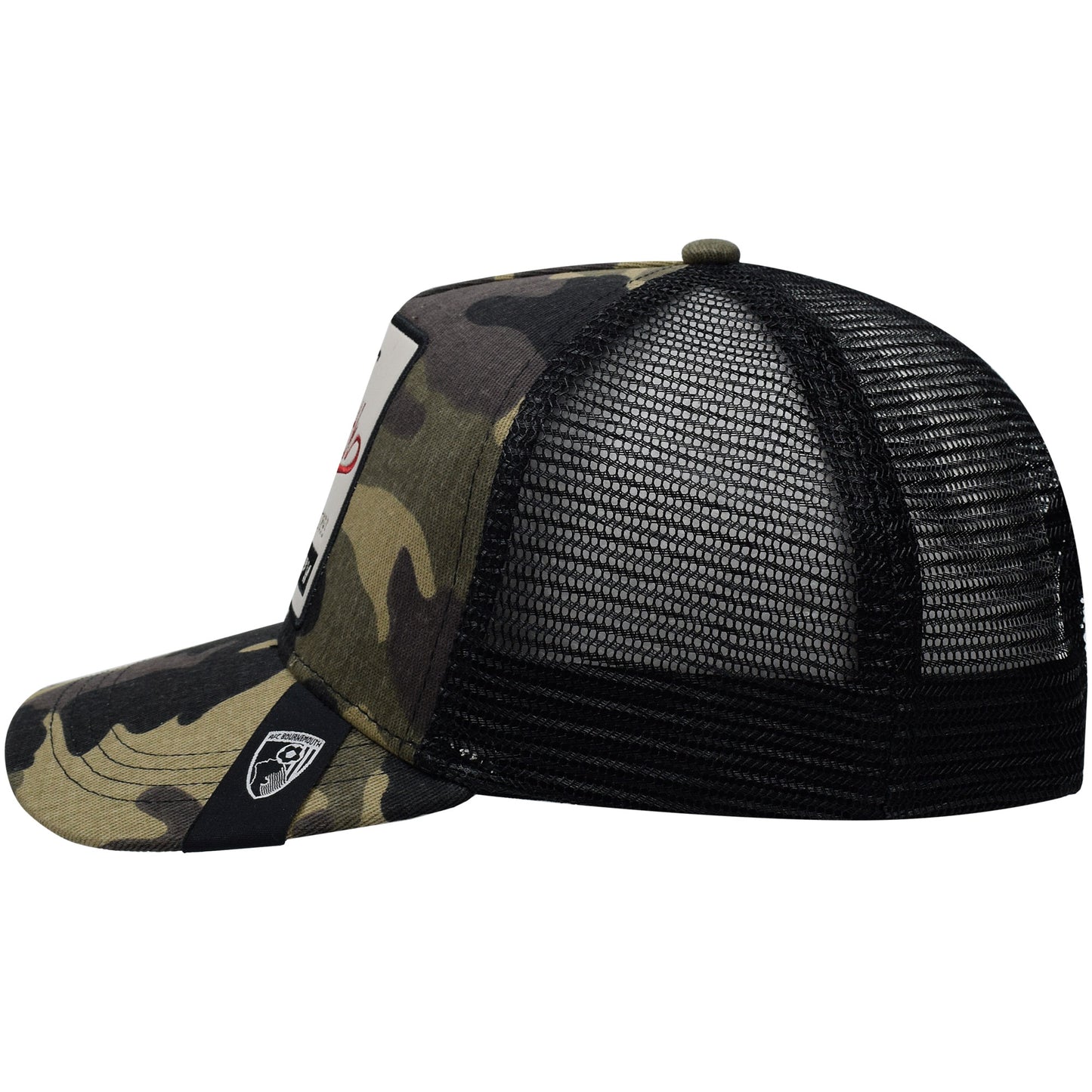 Adults Patch Camo Trucker Cap - Olive Camo
