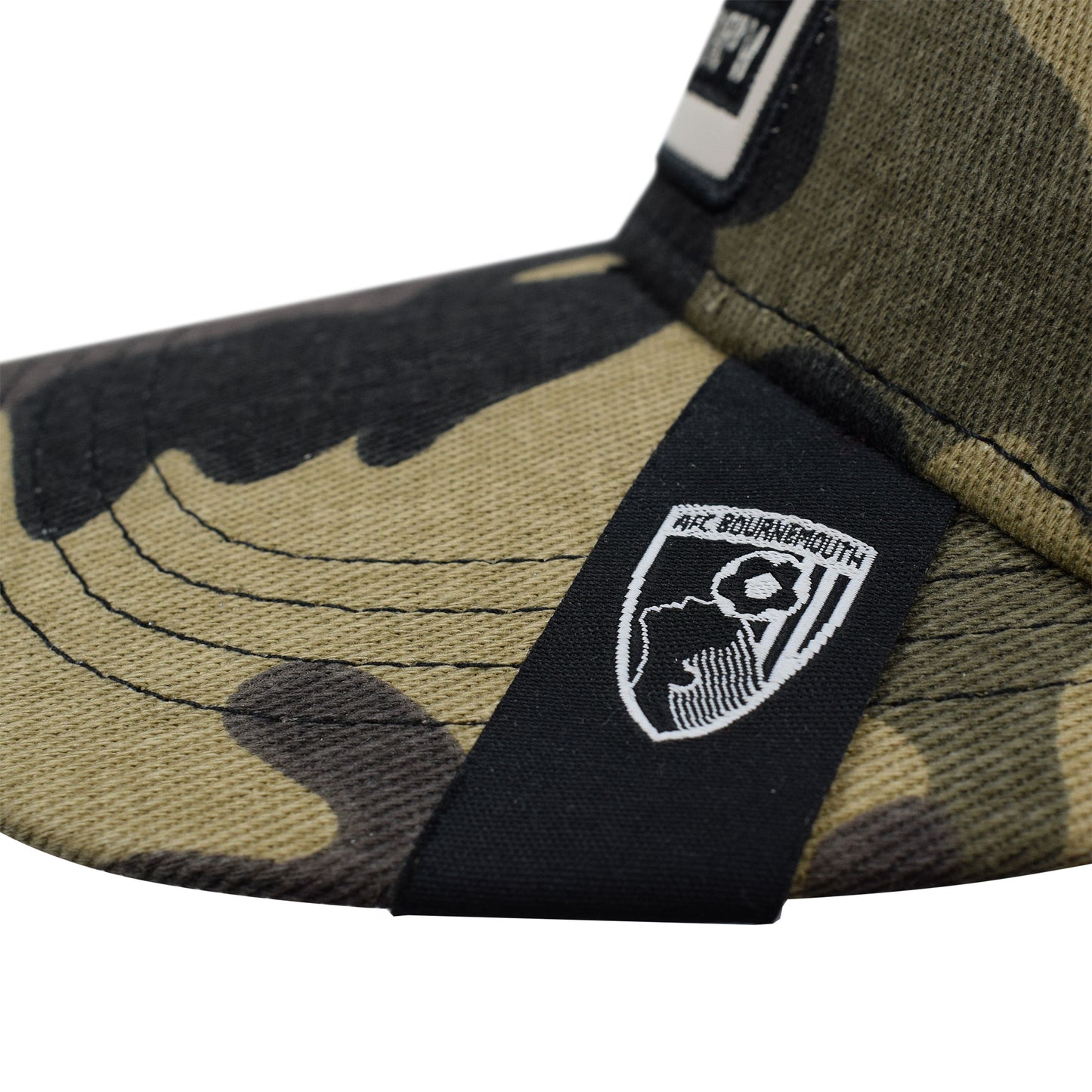 Adults Patch Camo Trucker Cap - Olive Camo